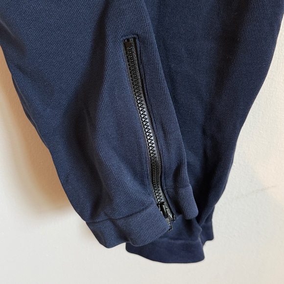 Spanx Navy Blue Zipper Ankle Leggings size XL - Picture 2 of 3